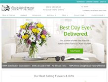 Tablet Screenshot of merrittflorist.com